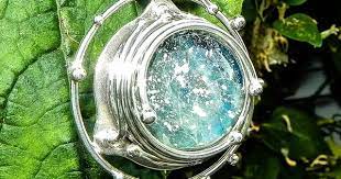 Caged Glass Galaxy Pendant Unique Cremation Jewelry With Cremation Ash In Glass Unique Cremation Jewelry Cremation Jewelry Necklaces Galaxy Pendant