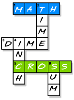 Whosoever shall solve these puzzles shall rule the. Math Cross Puzzle Puzzle 21 Education World