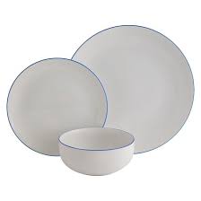 Black And White Dinner Plates Uk Nil White Porcelain 12 Piece Dinner Set White Porcelain Dinner Sets Porcelain