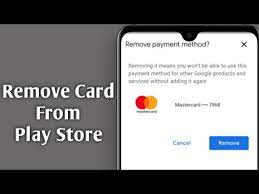 How to delete your credit card from google play. Remove Payment Method Credit Card Debit Card From Google Play Store Youtube
