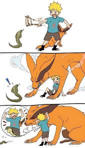 Naruto And Kurama Naruto Shippuden Anime Naruto Shippuden Sasuke Naruto Cute