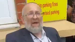 Moment rabbi standing as Tory party candidate is 'abused and intimidated'  at local mosque by pro-Palestine supporter who demands he 'condemns'  Israel's actions in Gaza