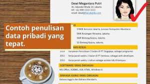 Biodata diri adalah dokumen pribadi yang memberikan keterangan mengenai data pribadi yang akurat. Membuat Curriculum Vitae Cv Resume Biodata Contoh Data Pribadi Youtube