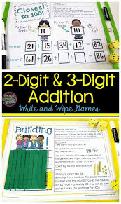 2 Digit Addition Games And 3 Digit Addition Games Addition Games Teaching Addition Teaching Second Grade