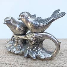 Pewter Bird Salt And Pepper Shakers Pewter Salt And Pepper Shakers Of Two Birds Oerched In A Branch With Images Vintage Shakers Vintage Items Hand Bag Storage Ideas
