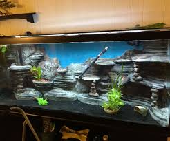 Make A 3d Aquarium Background Aquarium Backgrounds Diy Fish Tank Fresh Water Fish Tank