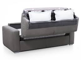 Struttura divano letto a 2 posti. Divano 2p Ribalta Materasso22cm Microfibra Chiaro Emir Ii