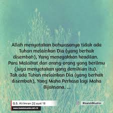 Sambil ku pegang jemarinya, tidak berisi. Surah Ali Imran Ayat 18 Qs 3 18 Tafsir Alquran Surah Nomor 3 Ayat 18