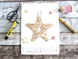 Uhuimadvent Holzstern Aus Eisstielen Basteln Weihnachten Kalender Selber Basteln Kalender Basteln Kalender Fur Kinder