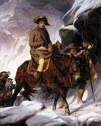 Despite being known for his diminutive stature (many believing him to be around five feet tall), napoleon was around 5'7, above average height for an 18th century frenchman (5'5). Le Premier Consul Franchissant Les Alpes Au Col Du Grand Saint Bernard