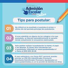 El sistema está habilitado para que apoderados postulen a los jóvenes por primera vez a un colegio público o particular subvencionado; Sistema De Admision Escolar Fotos Facebook