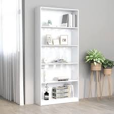 La bibliothèque est un meuble incontournable dans un intérieur, qu'on aime lire ou pas. Bibliotheque A 5 Niveaux Blanc Brillant 80x24x175 Cm Agglomere Achat Vente Bibliotheque Bibliotheque A 5 Niveaux Cdiscount