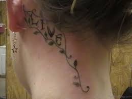 Simple grape vine tattoo design. 25 Sweet Vine Tattoos On Neck