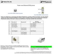 Power over ethernet poe explained and specifications satoms. P O E E T H E R N E T P I N O U T Zonealarm Results