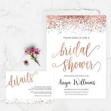 It celebrates the delivery or expected birth of a child or the transformation of a woman into a mother. Diy Rose Gold Bridal Shower Invitation Printable Template Etsy Rose Gold Bridal Shower Gold Bridal Showers Bridal Shower Invitations Templates