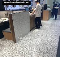 Wholesale White Turtle Crack Terrazzo Floor Tile 600x600