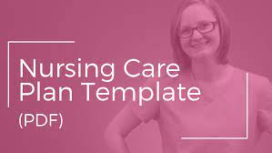 Perform subjective and objective assessment. Nursing Care Plan Template Pdf Nursing School Of Success