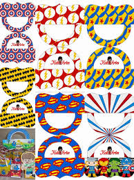 oh my fiesta for geeks superheroes pretty candy bag free printable toppers pretty candy superhero superhero party