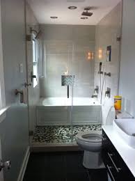 Illustration Of Efficient Bathroom Space Saving With Narrow Bathtubs For Small Bathroo Small Narrow Bathroom Small Bathroom Layout Bathtubs For Small Bathrooms