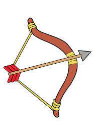 O envía la lámina para colorear a alguien que esté de vacaciones. Image Bow And Arrow Img 26404 Arrow Clip Art Cartoon Clip Art Arrow Illustration