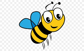 Single bumble bee flying above colorful flowers, with hills and sunshine on a spring day. The Bumblebee Cartoon Drawing Png 500x500px Bee Artwork Beak Black And White Bumblebee Download Free
