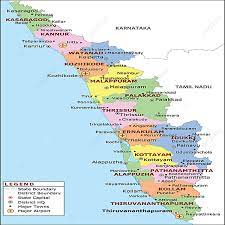Cities, places, streets and buildings on the sattellite photo map. Jungle Maps Map Of Karnataka And Kerala