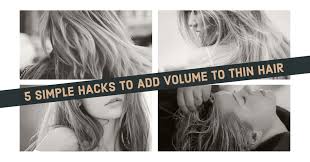 I use redken guts 10 volumizing mousse. 5 Simple Hacks To Add Volume To Thin Hair Butterfly Hair Salon