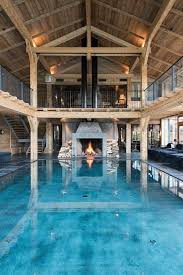 Indoor swimming pools, while still considered a pretty fancy feature in the home, are truly gaining popularity in mainstream america. Pin By Magda Jessberger On Swimmingpool Indoor Pool Design Pool Houses Architecture