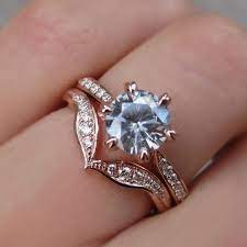 Pin By Bre On Moissanite Ring Wedding Ring Sets Wedding Rings Engagement Pretty Rings