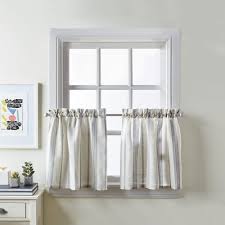 striped kitchen curtains bed bath