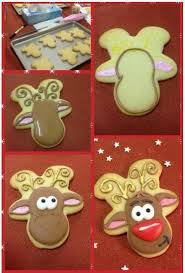 Wow Use A Gingerbread Man Cutter To Make A Reindeer Christmas Cookies Decorated Reindeer Cookies Holiday Baking Christmas