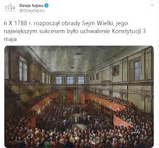 Seym, sɛjm (listen)), officially known as the sejm of the republic of poland (polish: Sejm 1788 Roku Rozpoczal Sie 6 Pazdziernika I Z Nobrainer Wykop Pl