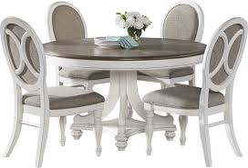 French Market White Round Dining Table In 2020 Round Dining Room White Round Dining Table Distressed Dining Table