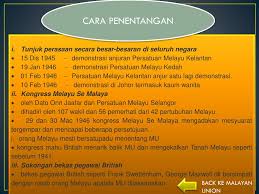 Documents similar to cara cara penentangan terhadap malayan union. Ppt Ainiwawayuyu Powerpoint Presentation Free Download Id 3126766