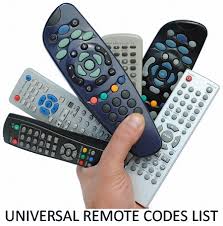 Pressing the menu buttons on the tv and the remote control at the same time will allow you to do this. Universal Remote Control Codes List Tv Sat Dvr