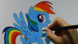 Think you can't learn to draw? How To Draw Rainbow Dash Youtube