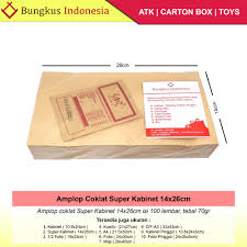 Check spelling or type a new query. Amplop Cokelat Super Kabinet 14x26cm Lazada Indonesia