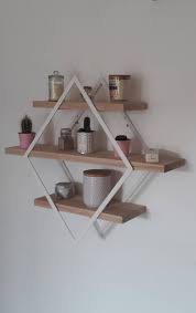 Etagere Style Industriel Scandinave Cadre En Acier Forme Losange Et Laque Noir Dime Ideias De Decoracao Decoracao De Quarto Bonito Decoracao Com Prateleiras