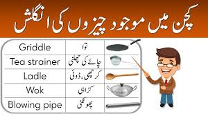 Utensils names in english and urdu learn language. Kitchen Utensils Names In Urdu And English Kitchen Vocabulary Words With Urdu Meaning Aq English Youtube