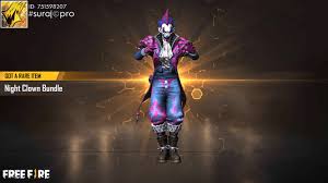 With good speed and without virus! Garena Free Fire How To Get The Night Clown Joker Bundle
