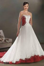 30 Stunning White Wedding Dress With Red Sash Best Inspiration White Bridesmaid Dresses Red Wedding Dresses White Bridesmaid
