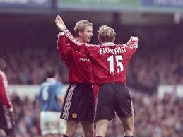 Here, he feels at home. Treble 99 Man Utd Icons Jesper Blomqvist Profile Manchester United