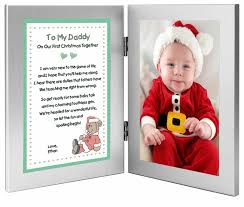 This kit includes 15 of our favorite organic. Daddy First Christmas Together Frame