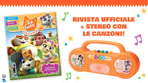 Quarantaquattro gatti, in fila per sei col resto di due, si unirono compatti, in fila per sei col resto di due, coi baffi allineati, in fila per sei iscriviti gratuitamente per scoprire musica per bambini, filastrocche, cartoni animati, video educativi e molto altro. La Rivista Ufficiale Di 44 Gatti E Lo Stereo Con Le Canzoni Della Serie Tv 44 Gatti