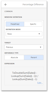 Maybe you would like to learn more about one of these? Window Calculations Dashboard Devexpress Documentation
