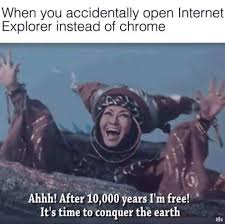 Find the newest internet explorer memes meme. I M Free Internet Explorer Know Your Meme