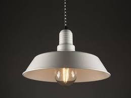 Retro Ceiling Pendant With Big Shade White Retro Loft Industrial Minimalist Lamp With Images Ceiling Pendant Retro Lighting Ceiling