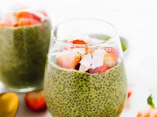 Matcha Chia Pudding (Green Tea)