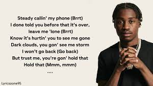Lil Tjay Calling My Phone Lyrics Feat 6lack Youtube