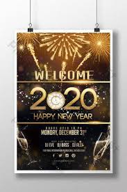 Poster New Year Party 2020 Happy New Year Psd Free Download Pikbest In 2020 New Years Party Christmas Background Images Merry Christmas Vector